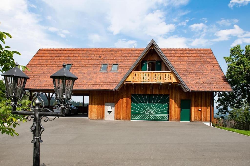 Chalet-Suedsteiermark - Traumhafte Aussicht, Infinity Pool, Privatsphaere, Klima Und De-Luxe Ausstattung Schwanberg Esterno foto