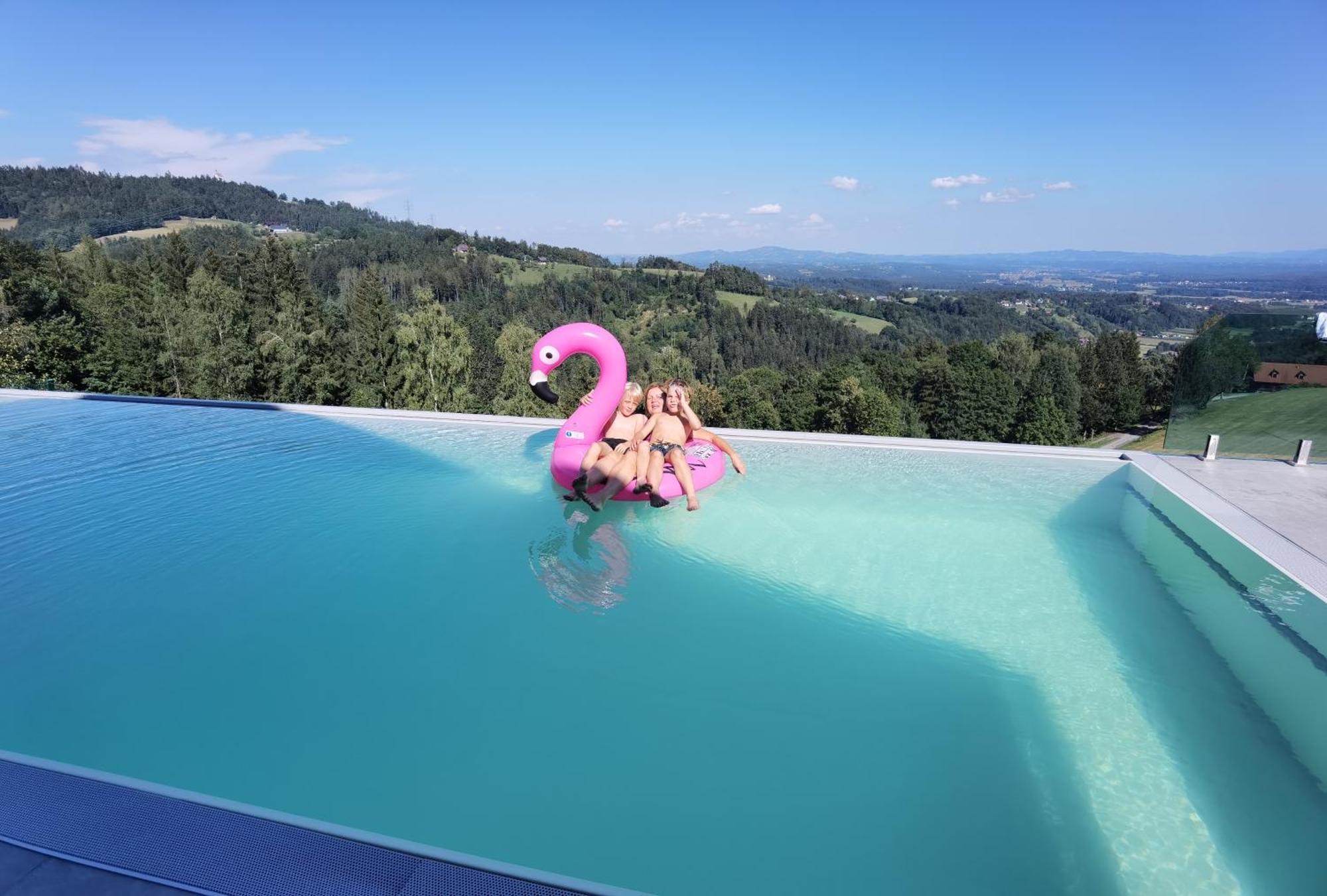 Chalet-Suedsteiermark - Traumhafte Aussicht, Infinity Pool, Privatsphaere, Klima Und De-Luxe Ausstattung Schwanberg Esterno foto